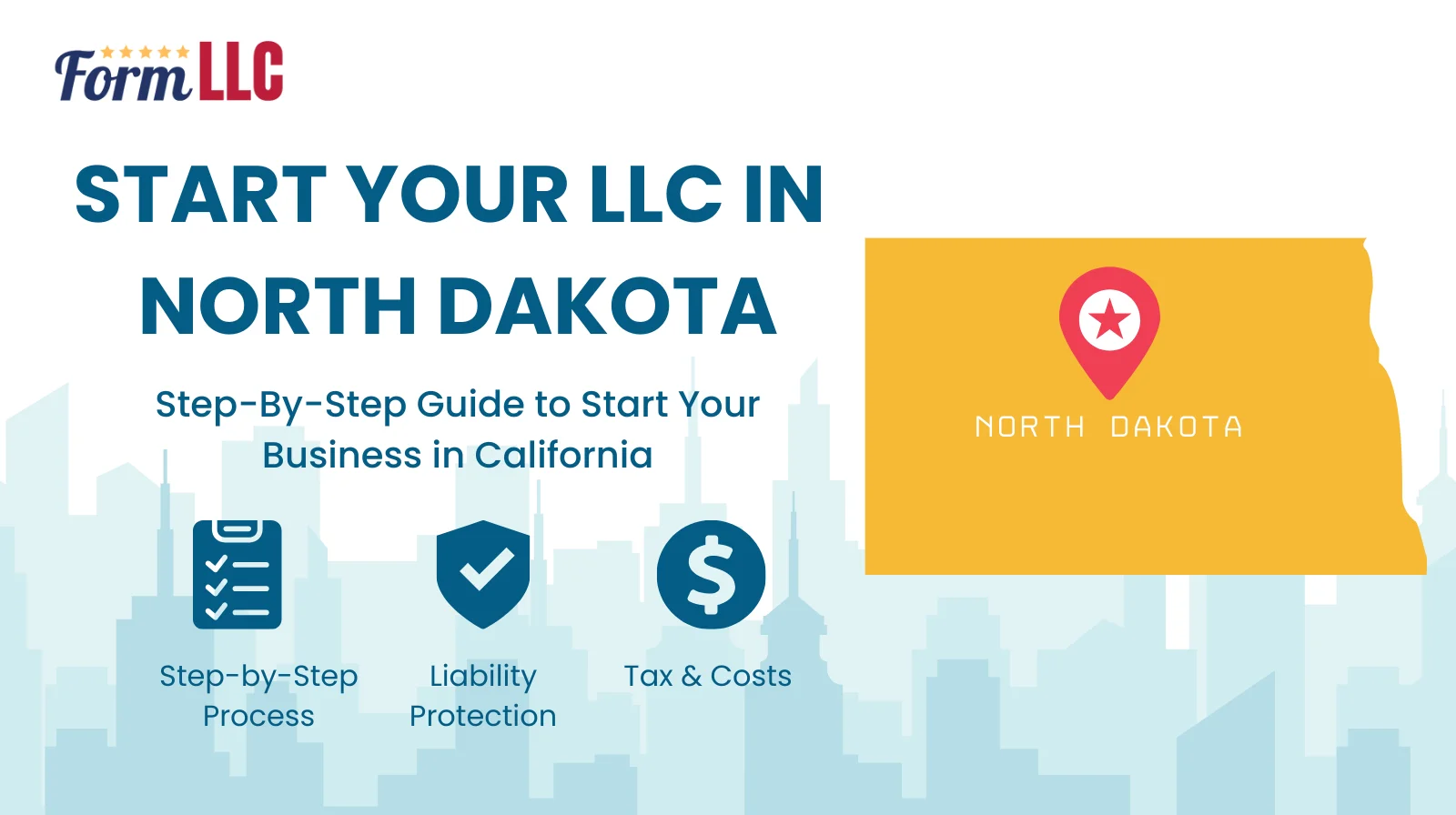 Start your LLC in North Dakota