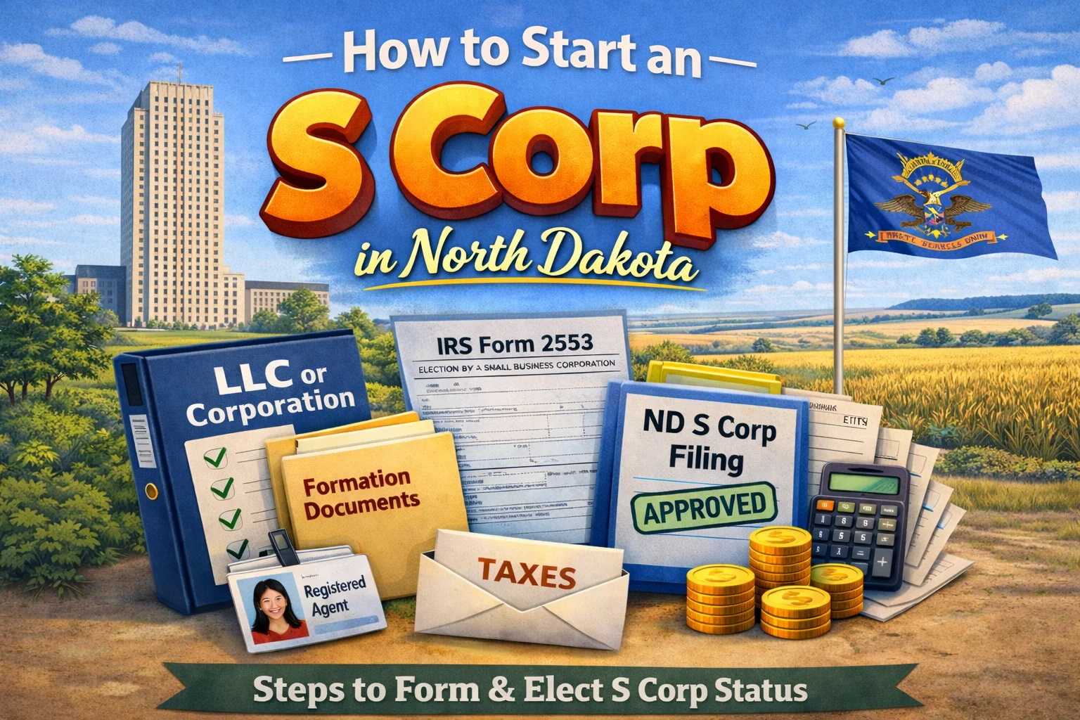 Starting an S Corp in North Dakota